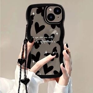 Trendy Heart Bracelet I‎ Phone 14 Pro Case
